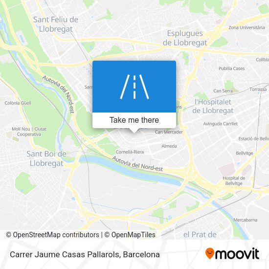 Carrer Jaume Casas Pallarols map