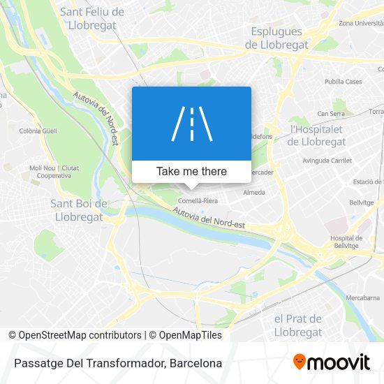 Passatge Del Transformador map