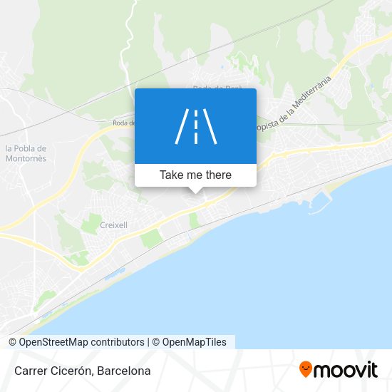 Carrer Cicerón map