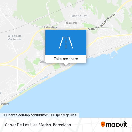 Carrer De Les Illes Medes map