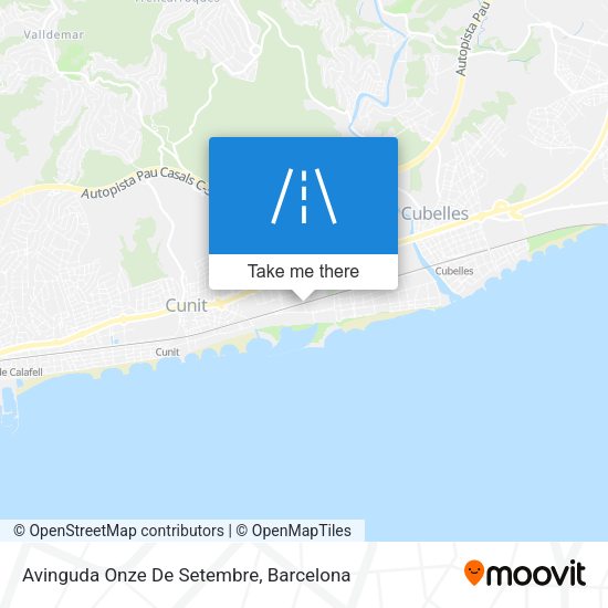 Avinguda Onze De Setembre map