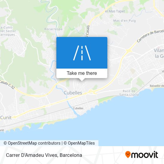 Carrer D'Amadeu Vives map