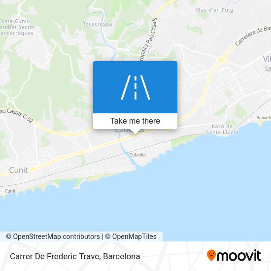 Carrer De Frederic Trave map