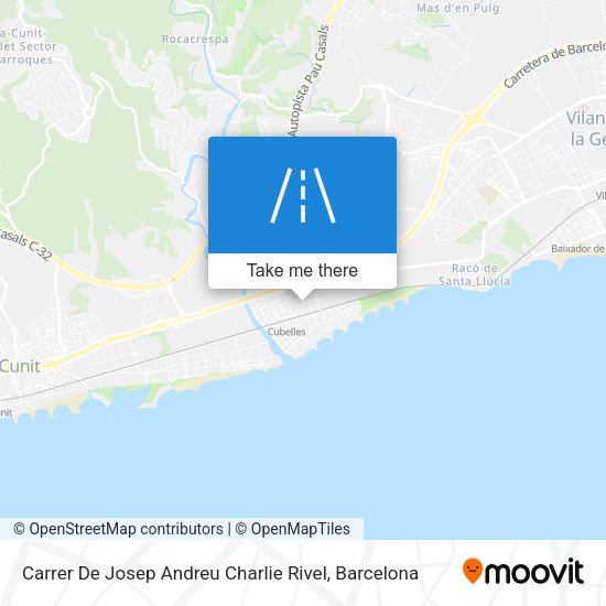 Carrer De Josep Andreu Charlie Rivel map