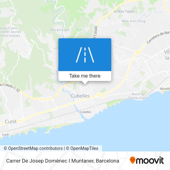 Carrer De Josep Domènec I Muntaner map