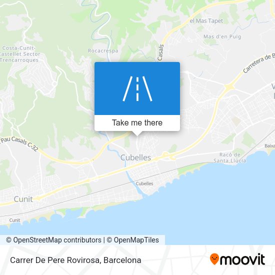 Carrer De Pere Rovirosa map