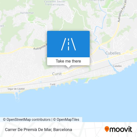 Carrer De Premià De Mar map