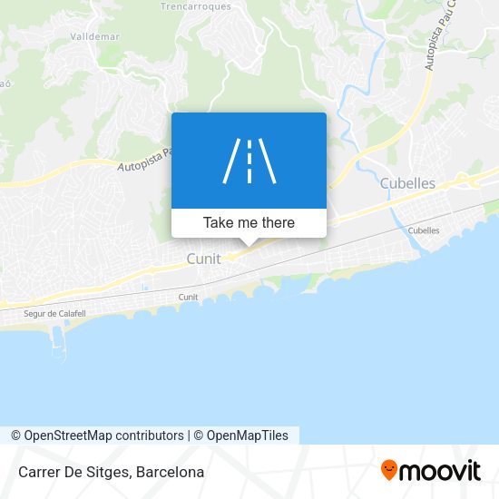 Carrer De Sitges map