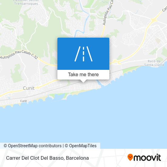 Carrer Del Clot Del Basso map