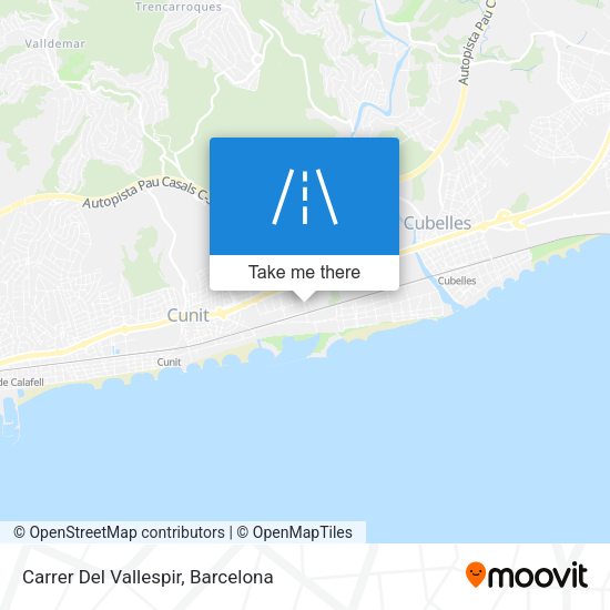 Carrer Del Vallespir map