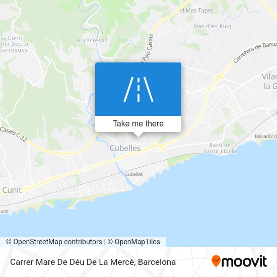 Carrer Mare De Déu De La Mercè map