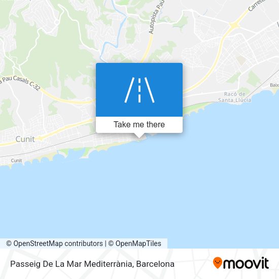 Passeig De La Mar Mediterrània map