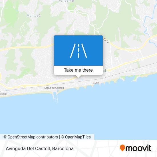 Avinguda Del Castell map
