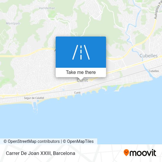 Carrer De Joan XXIII map