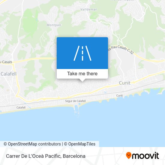 Carrer De L'Oceà Pacífic map