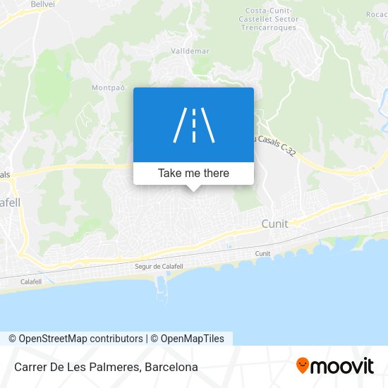 Carrer De Les Palmeres map
