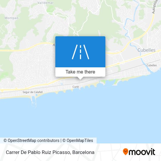 Carrer De Pablo Ruiz Picasso map