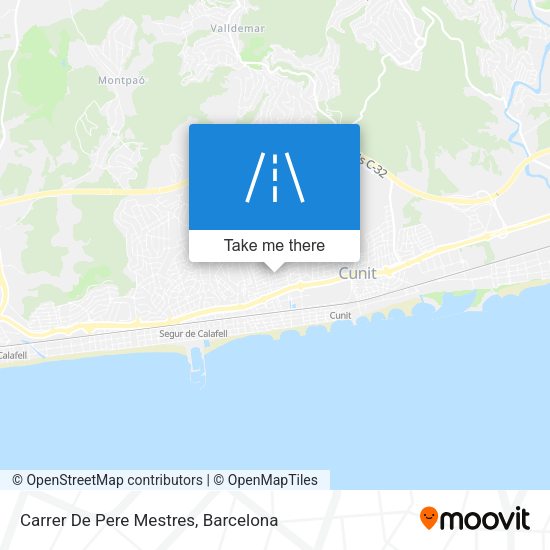 Carrer De Pere Mestres map