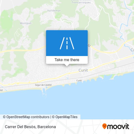 Carrer Del Besòs map