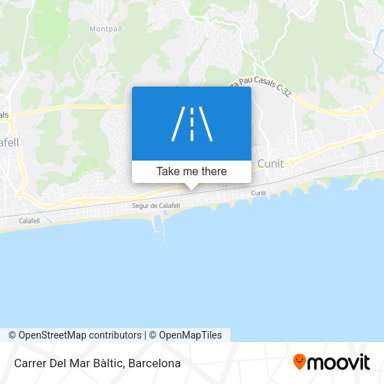Carrer Del Mar Bàltic map