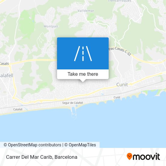 Carrer Del Mar Carib map