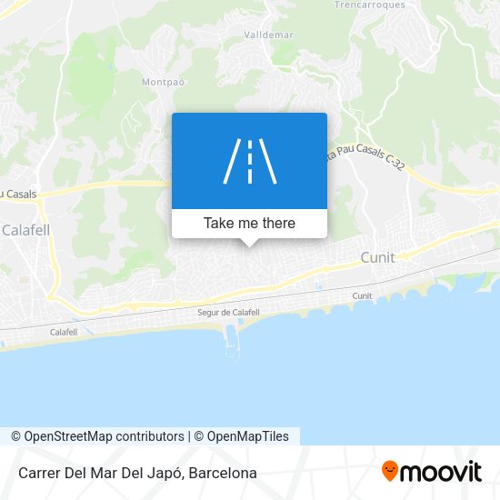 Carrer Del Mar Del Japó map
