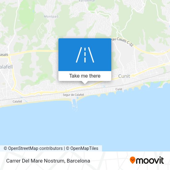 Carrer Del Mare Nostrum map