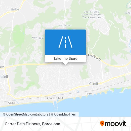 Carrer Dels Pirineus map