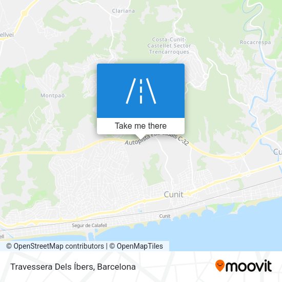 Travessera Dels Íbers map