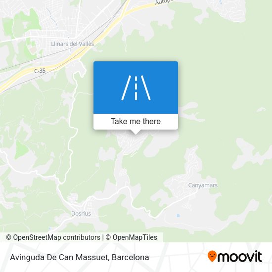 Avinguda De Can Massuet map