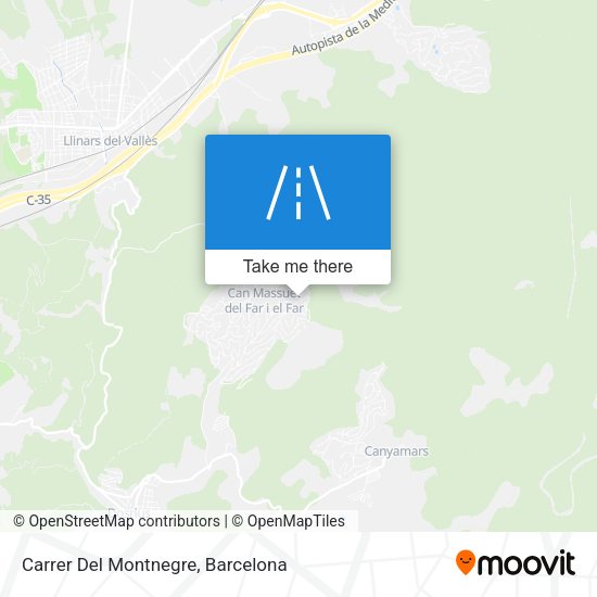 Carrer Del Montnegre map