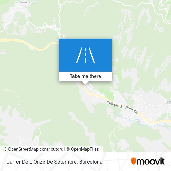 Carrer De L'Onze De Setembre map