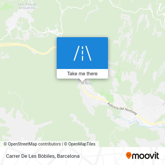 Carrer De Les Bòbiles map