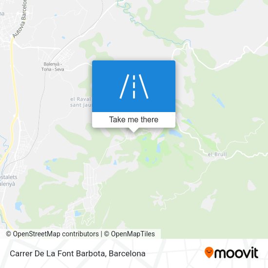 Carrer De La Font Barbota map