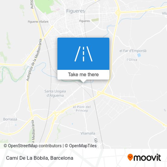 Camí De La Bòbila map