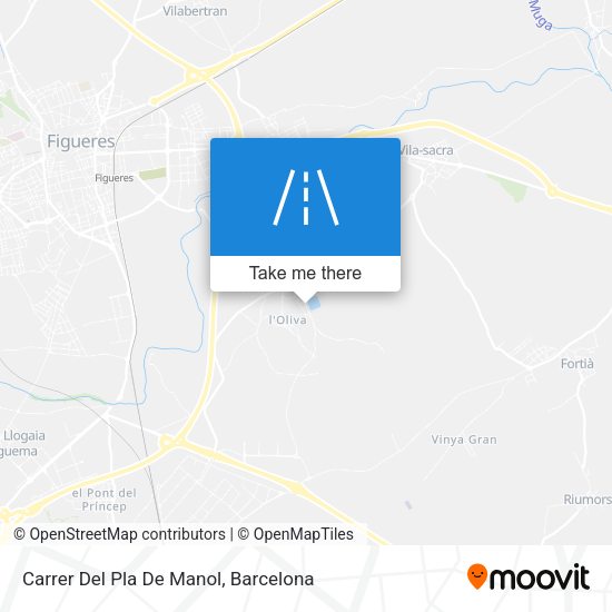 Carrer Del Pla De Manol map