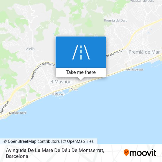 Avinguda De La Mare De Déu De Montserrat map
