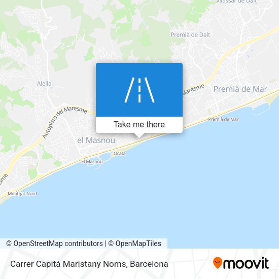 Carrer Capità Maristany Noms map