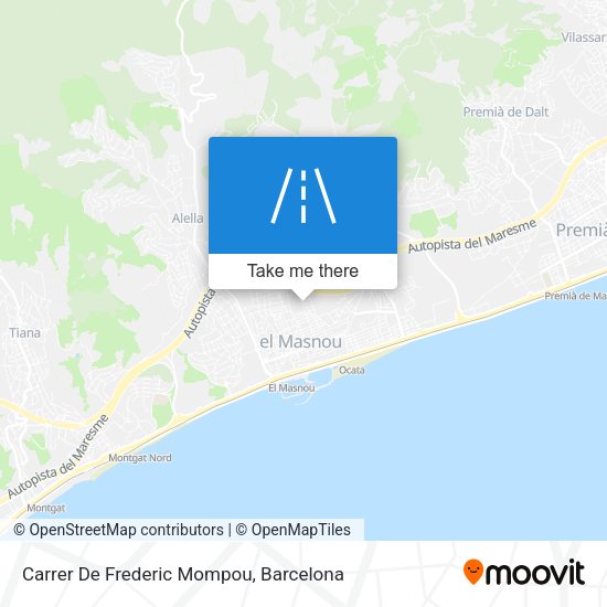 Carrer De Frederic Mompou map