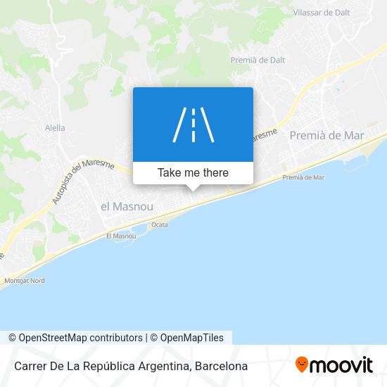 Carrer De La República Argentina map