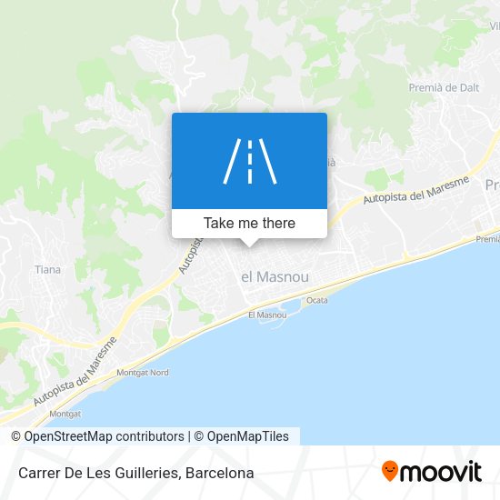 Carrer De Les Guilleries map