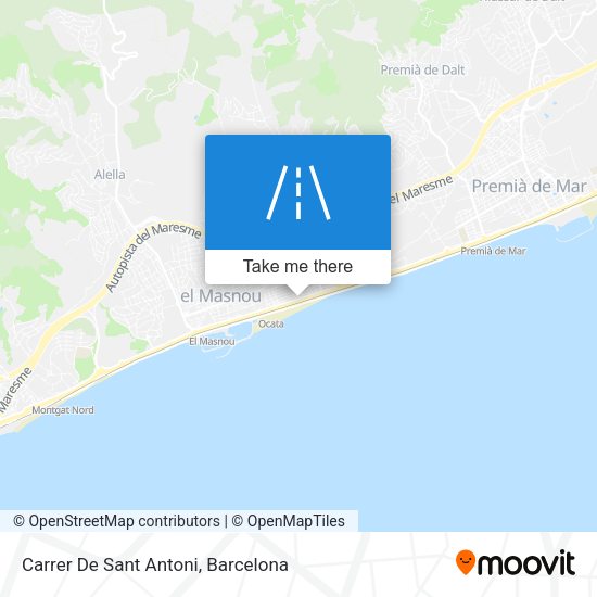 Carrer De Sant Antoni map