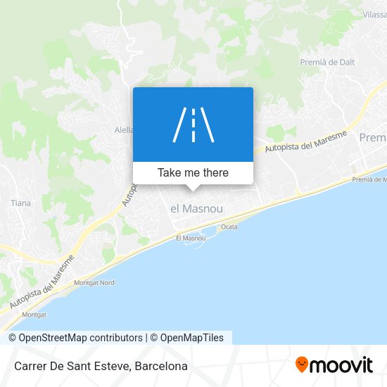Carrer De Sant Esteve map