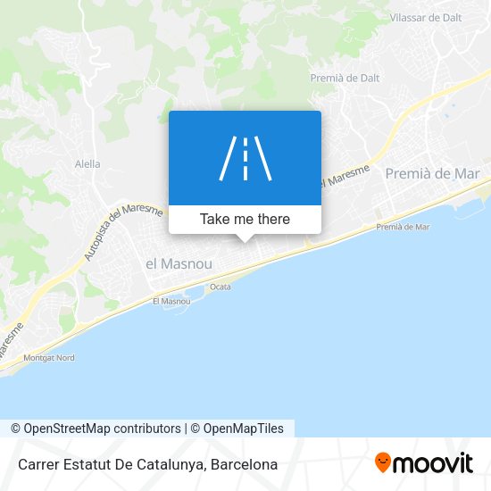 Carrer Estatut De Catalunya map
