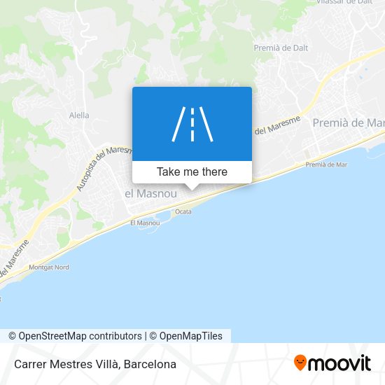 Carrer Mestres Villà map