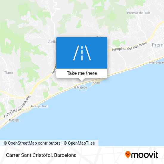 Carrer Sant Cristòfol map