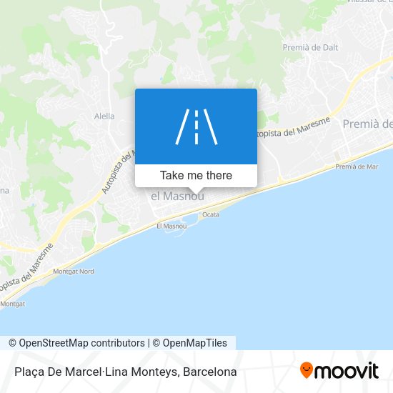 Plaça De Marcel·Lina Monteys map