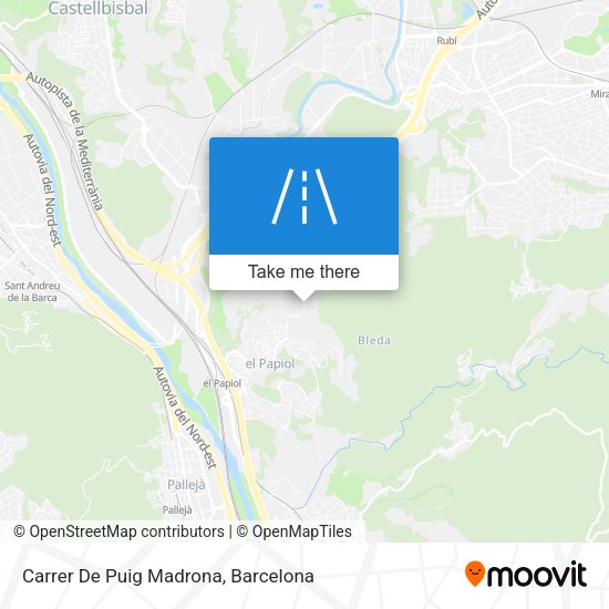 Carrer De Puig Madrona map