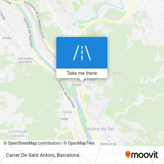 Carrer De Sant Antoni map
