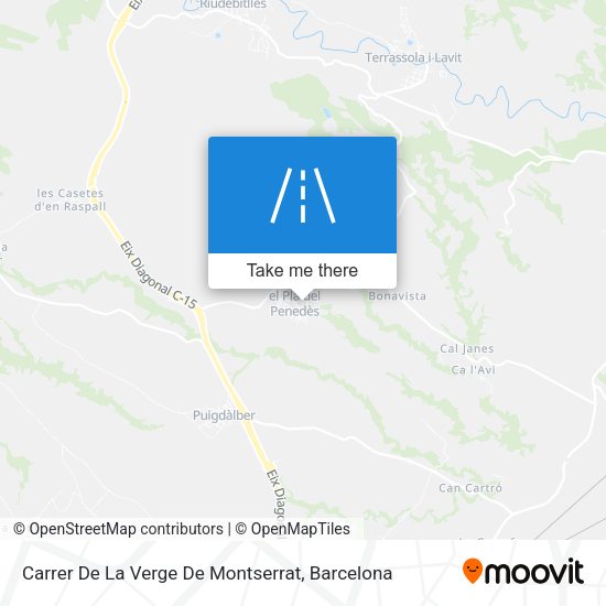 Carrer De La Verge De Montserrat map